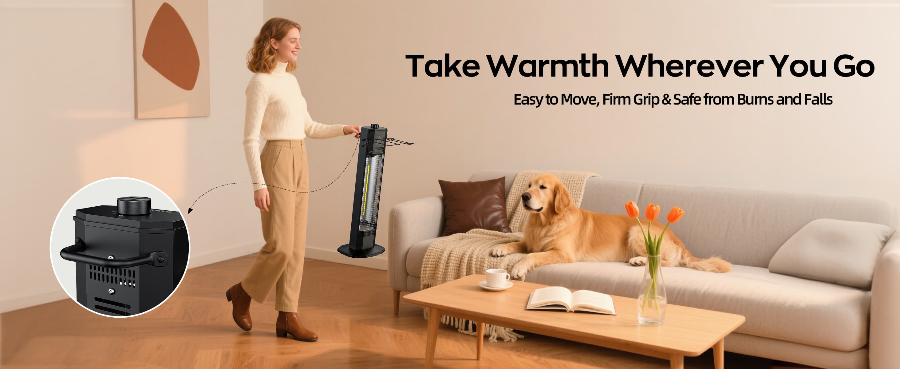 Portable Tabletop Heater Feature 8