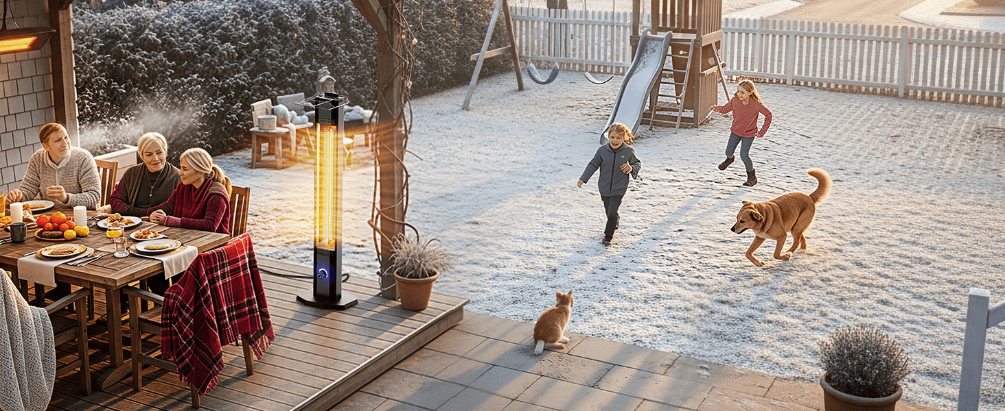42-Inch Tall Stand Patio Heater Feature 6
