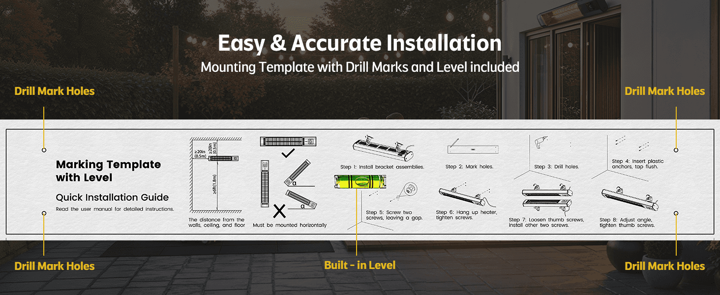 Wall-Mounted Patio Heater Feature 8